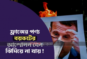 আমাদের দেশের যেকোনো আন্দোলন একটা প্যাটার্ন অনুসরণ করে চলে