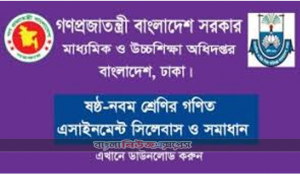 Download Assignment All class 6-9 Syllabus PDF