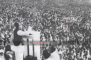 7th March of the Father of the Nation Bangabandhu has played a vast role to gain the independence in 1971?