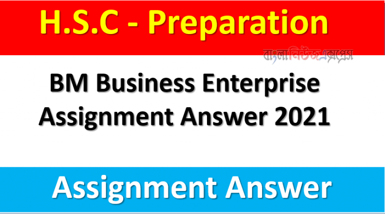 BM Business Enterprise Assignment Answer 2021
