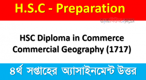HSC Diploma in Commerce Commercial Geography (1717) Assignment Complete Answer