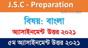 Class: 8 Bangla 5th Week Assignment Answer 2021, ৮ম শ্রেণির বিষয়:বাংলা ৫ম সপ্তাহের অ্যাসাইনমেন্ট উত্তর ২০২১