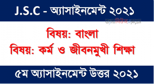 Class 8 Assignment Answer All Subject 5th Week 2021, ৮ম শ্রেণির ৫ম সপ্তাহের অ্যাসাইনমেন্টের সমাধান লিংক