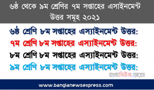 ৮ম সপ্তাহের এসাইনমেন্ট উত্তর/8th Week Assignment Answer