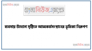 ব্যবসায় উদ্যোগ সৃষ্টিতে আত্মকর্মসংস্থানের ভূমিকা নিরূপণ, উদ্যোগ ও ব্যবসায় উদ্যোগের ধারণা ব্যাখ্যা করতে পারবাে (২য় অধ্যায় ১ নং)