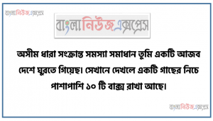 অসীম ধারা সংক্রান্ত সমস্যা সমাধান তুমি একটি আজব দেশে ঘুরতে গিয়েছ। সেখানে দেখলে একটি গাছের নিচে পাশাপাশি ১০ টি বাক্স রাখা আছে।