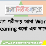 নিয়োগ পরীক্ষায় আসা Word Meaning গুলো এক সাথে, গত কয়েক মাসে বিভিন্ন নিয়োগ পরীক্ষায় আসা ইংরেজি Word Meaning, বিগত বছরের বিভিন্ন পরীক্ষায় আসা ১০০০ Vocabulary, নিয়োগ পরীক্ষায় আসা ৯৫০টি ইংরেজি ভোকাবুলারি