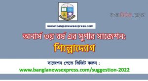 অনার্স ৩য় বর্ষ শিল্পোদ্যোগ সাজেশন, honors 3rd year entrepreneurship special short suggestions, অনার্স ৩য় বর্ষ শিল্পোদ্যোগ ১০০% কমন সাজেশন, Honors 3rd year suggestions