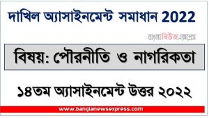 dakhil (দাখিল) পৌরনীতি ও নাগরিকতা ১৪তম সপ্তাহের এসাইনমেন্ট সমাধান ২০২২, dakhil politics and citizenship assignment answer 14th week 2022, দাখিল ১৪তম সপ্তাহের পৌরনীতি ও নাগরিকতা অ্যাসাইনমেন্ট ২০২২, dakhil politics and citizenship 14th week assignment answers 2022