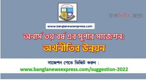 অনার্স ৩য় বর্ষের অর্থনীতির উন্নয়ন সাজেশন, honors 3rd year development of economy special short suggestions, অনার্স ৩য় বর্ষের অর্থনীতির উন্নয়ন ১০০% কমন সাজেশন, Honors 3rd year suggestions
