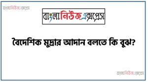 বৈদেশিক মুদ্রার আদান বলতে কি বুঝ?, বৈদেশিক মুদ্রার আদান-প্রদান কাকে বলে?, বৈদেশিক মুদ্রার লেনদেন কাকে বলে, বৈদেশিক বাণিজ্য ও মুদ্রা লেনদেন,বৈদেশিক লেনদেন (মুদ্রা ও বৈদেশিক এক্সচেঞ্জ)