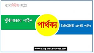 সিকিউরিটি মার্কেট লাইন ও পুঁজিবাজার লাইন তুলনামূলক আলোচনা, পুঁজিবাজার লাইন ও সিকিউরিটি মার্কেট লাইন মধ্যে পার্থক্য, সিকিউরিটি মার্কেট লাইন ও পুঁজিবাজার লাইন কাকে বলে