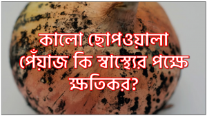 কালো ছোপওয়ালা পেঁয়াজ কি স্বাস্থ্যের পক্ষে ক্ষতিকর?,পেঁয়াজের কালো ছোপ! কীসের ইঙ্গিত, পেঁয়াজের কালো ছোপ কীসের ইঙ্গিত বহন করে?