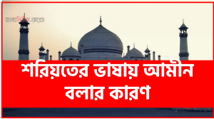 শরিয়তের ভাষায় আমীন বলার কারণ, জোরে আমিন বলার হাদিস,নামাযে আমীন বলার বিধান,আমীন জোরে বলার দলিল