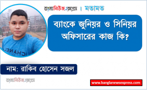 ব্যাংকে জুনিয়র ও সিনিয়র অফিসারের এর কাজ করতে কি কি যোগ্যতা দরকার, ব্যাংকে জুনিয়র ও সিনিয়র অফিসারের কাজটি কি আপনার জন্য