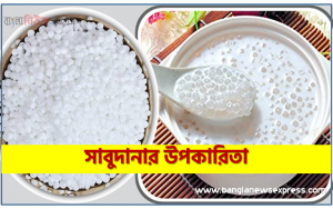 সাবুদানার উপকারিতা,সাবুদানা খাওয়ার উপকারিতা