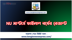 মাস্টার্স ফাইনাল বর্ষের ফল প্রকাশ