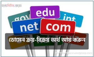 ডোমেন ক্রয়-বিক্রয় অর্থ আয় করুন, ডোমেইন হোস্টিং ব্যবসা আয় করুন, ডোমেইন বিক্রি করে লাখপতি কিভাবে?