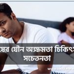 পুরুষের যৌন অক্ষমতা কারণ, পুরুষের যৌন অক্ষমতা চিকিৎসা ও সচেতনতা, মিলনে পুরুষের অক্ষমতা লক্ষণ