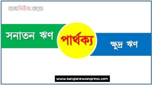 সনাতন ঋণ ও ক্ষুদ্র ঋণের পার্থক্য, সনাতন ঋণ vs ক্ষুদ্র ঋণের পার্থক্য