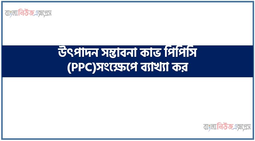 Home 29 উৎপাদন সম্ভাবনা কাভ পিপিসি (PPC)সংক্ষেপে ব্যাখ্যা কর