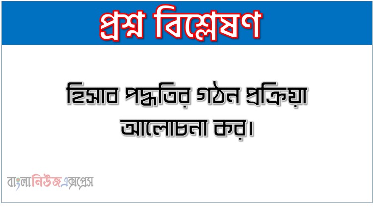 Home 20 হিসাব পদ্ধতির গঠন প্রক্রিয়া আলোচনা কর