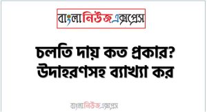 চলতি দায় কত প্রকার? উদাহরণসহ ব্যাখ্যা কর 5 চলতি দায় কত প্রকার? উদাহরণসহ ব্যাখ্যা কর